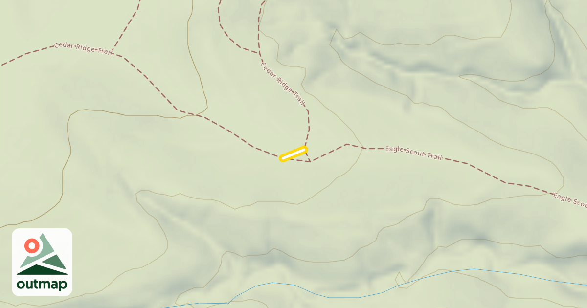 Map of Cedar Ridge Trail