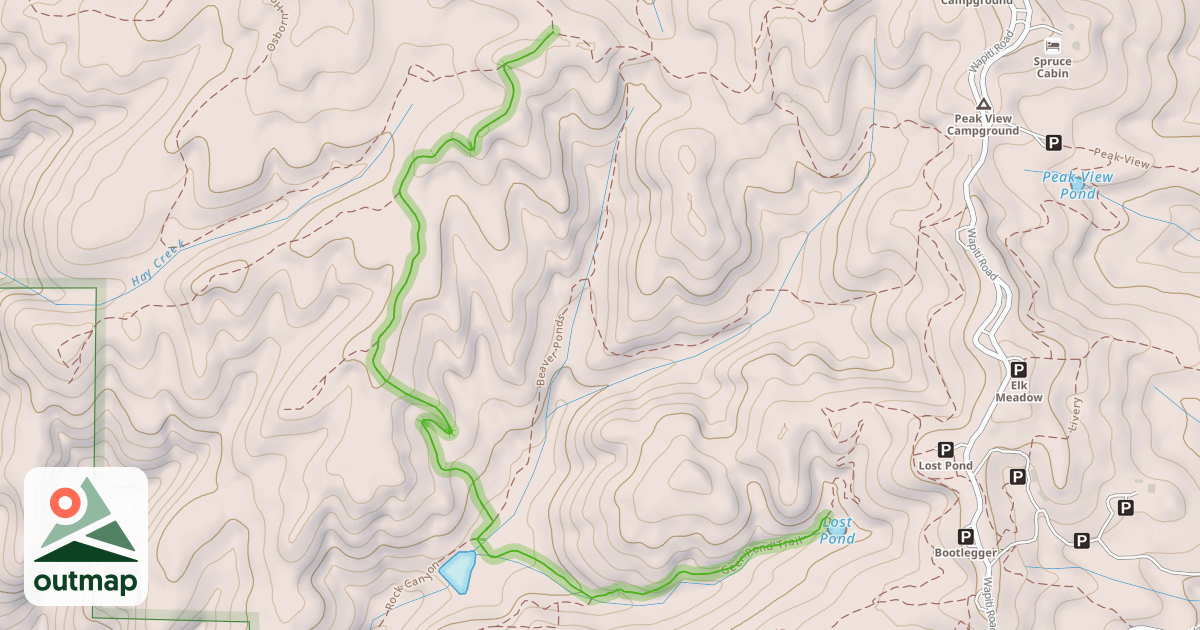 Map of Geer Pond Trail