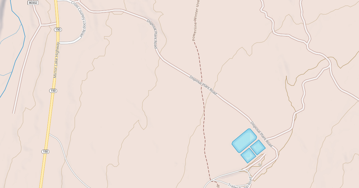 Map preview of DISPOSAL PLANT