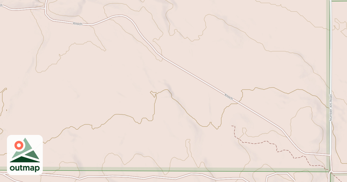 Map of Ogemaw Hills To St. Helen Trail