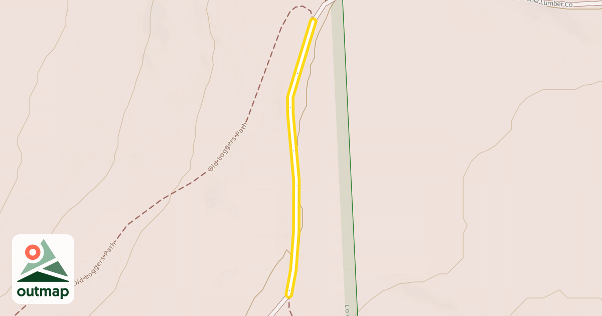 Map of Old Loggers Path