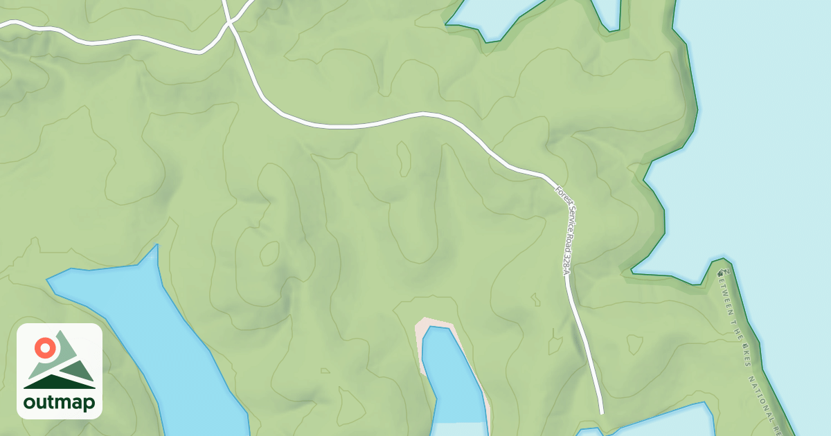 Map of DUCK BLIND ROAD SOUTH SPUR