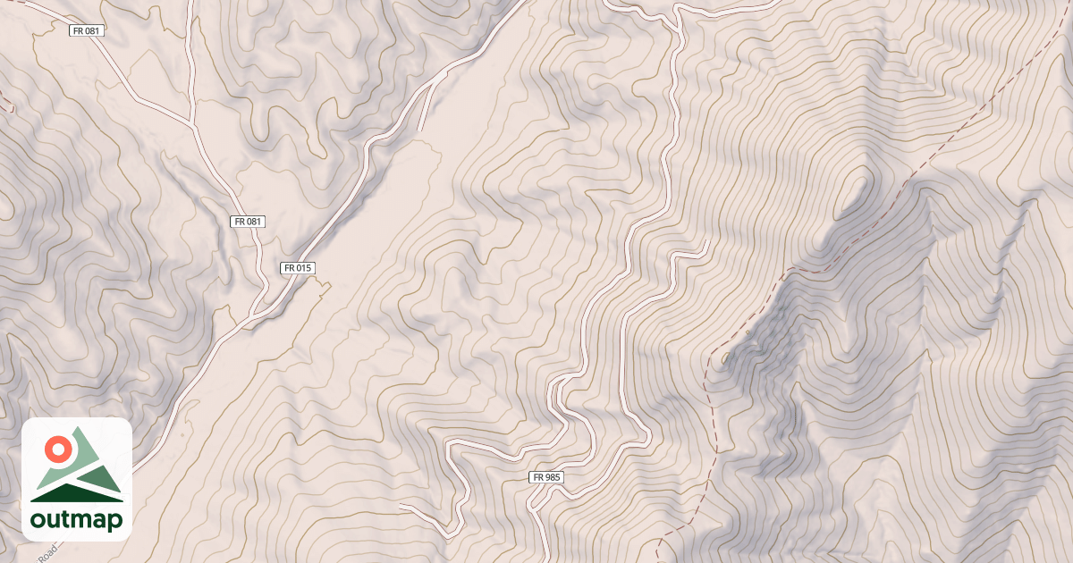 Map of PINE CREEK SOUTH ATV