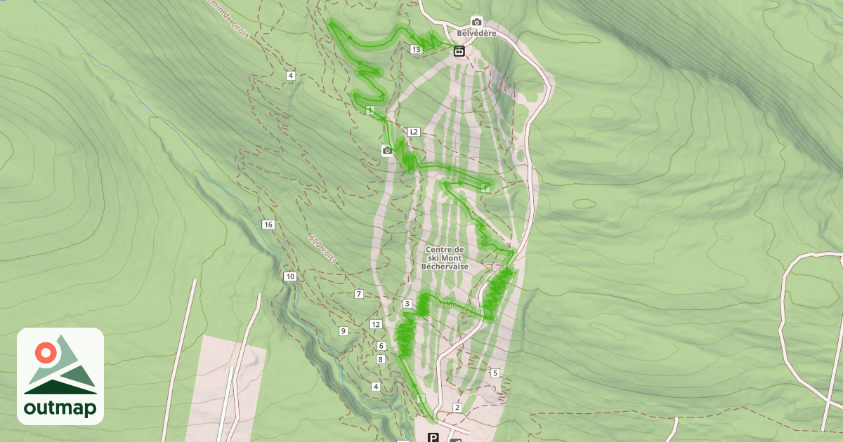 Map of La Montée