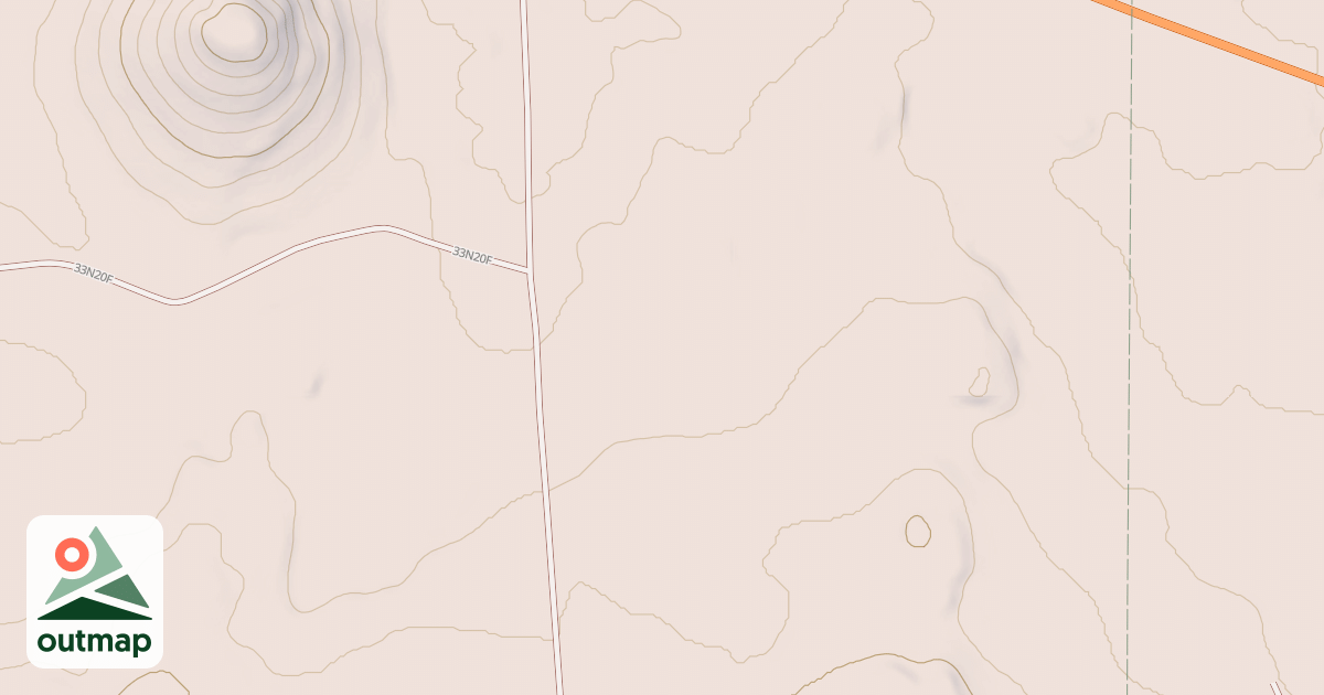 Map of BUTTE SO RIM TIE