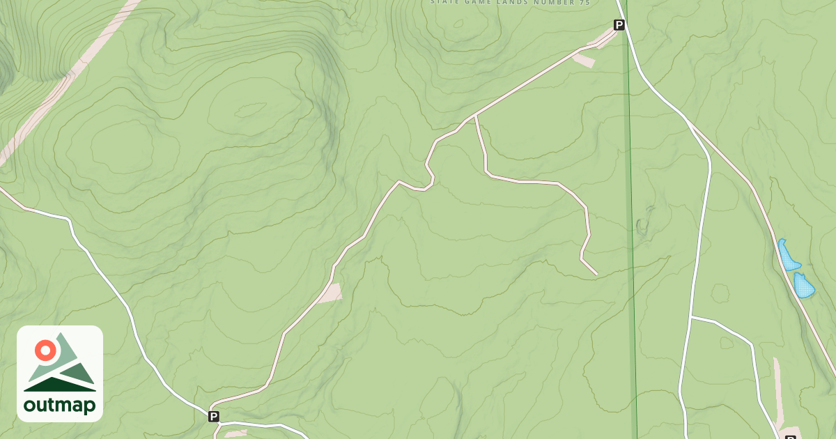 Map of ATV/Disabled Person Route
