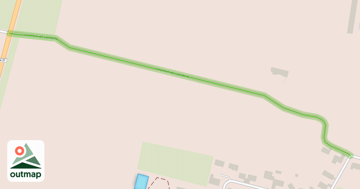 Map of Chemin de Landéra