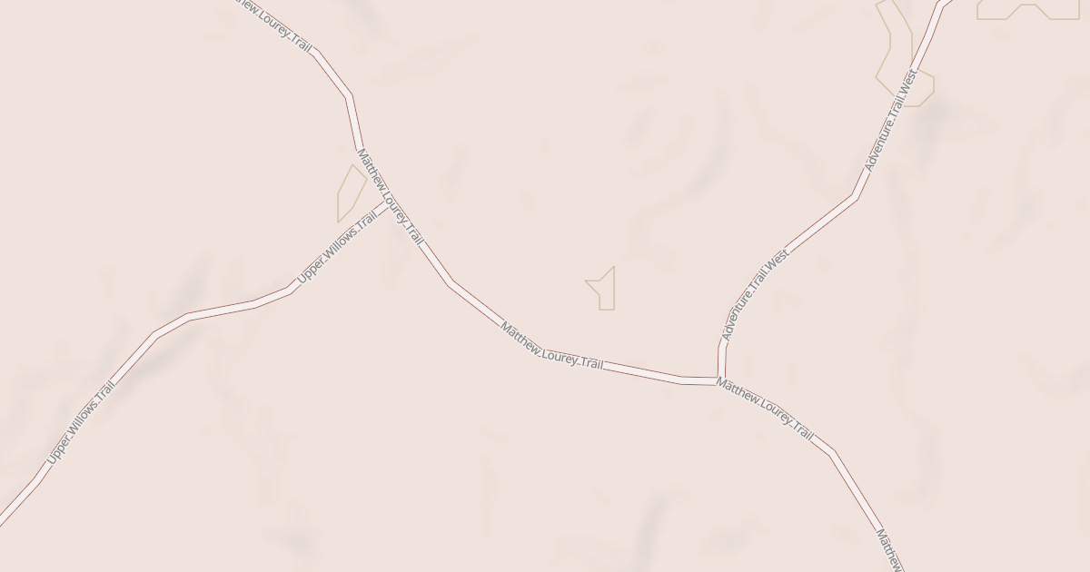 Map preview of Matthew Lourey State Trail