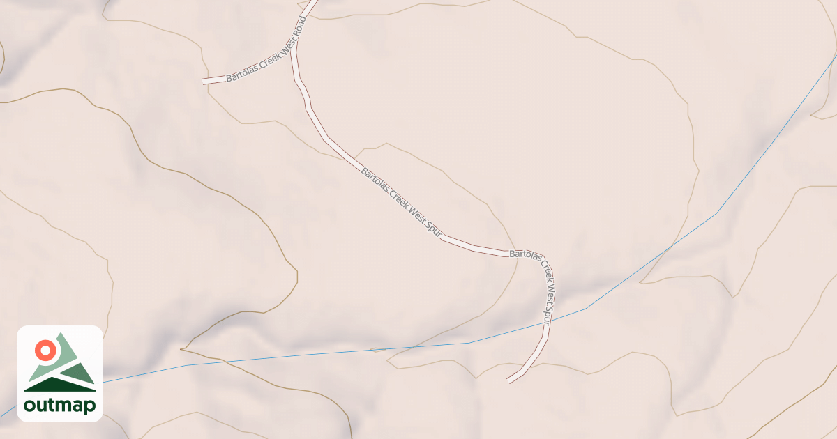 Map of BARTOLAS CR. WEST
