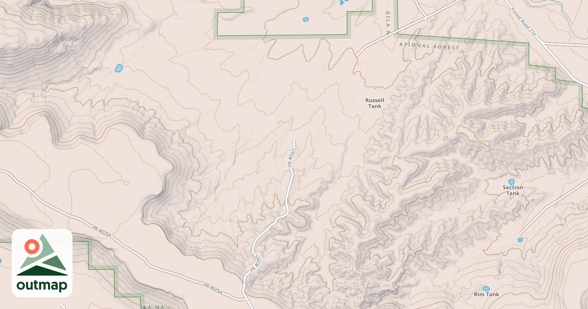 Map of 4030 E