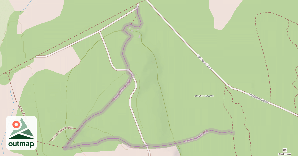 Map of Heart Attack Hill