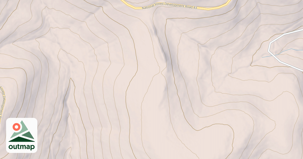 Map of USFS National Forest System Roads {2DE5CB1D-9BC0-4E24-AD47-F6FEF69BA0B5}