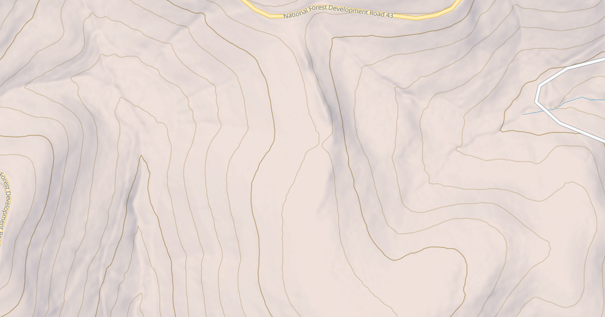 Map preview of USFS National Forest System Roads {2DE5CB1D-9BC0-4E24-AD47-F6FEF69BA0B5}