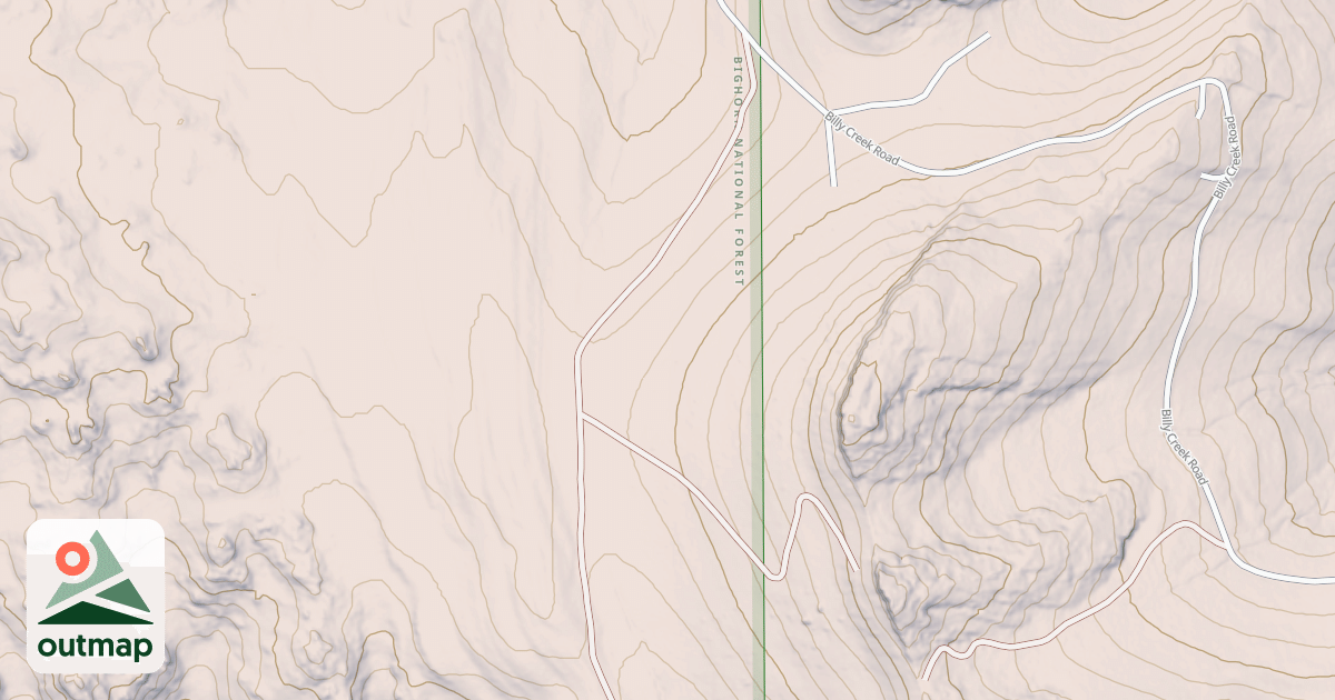 Map of POISON CREEK SPRING