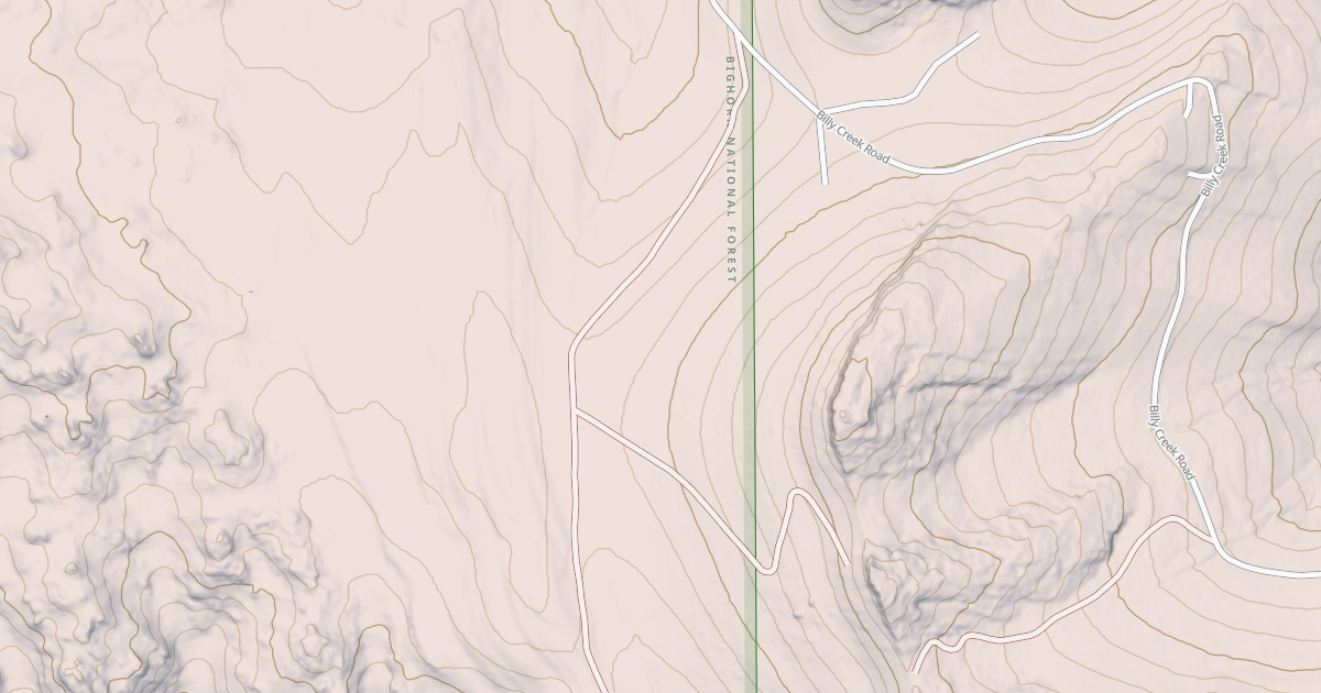 Map preview of POISON CREEK SPRING