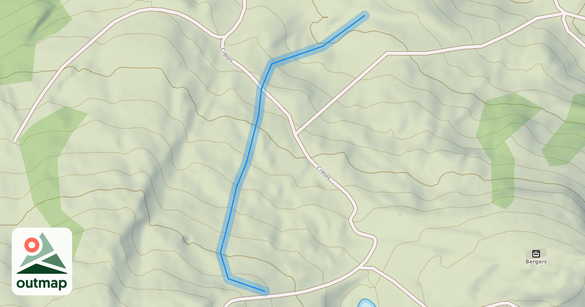 Map of Les Bruyères