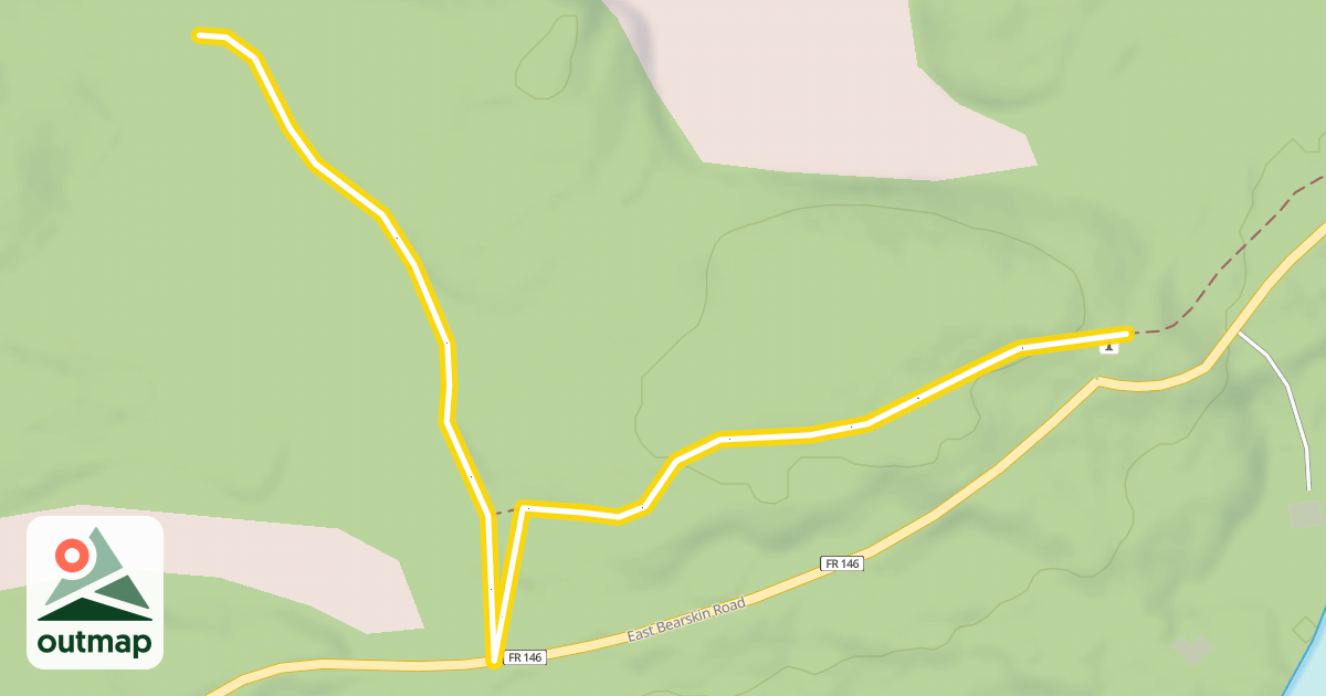 Map of Old Logging Camp Trail