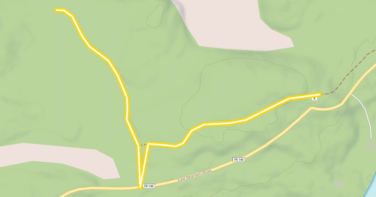 Map preview of Old Logging Camp Trail