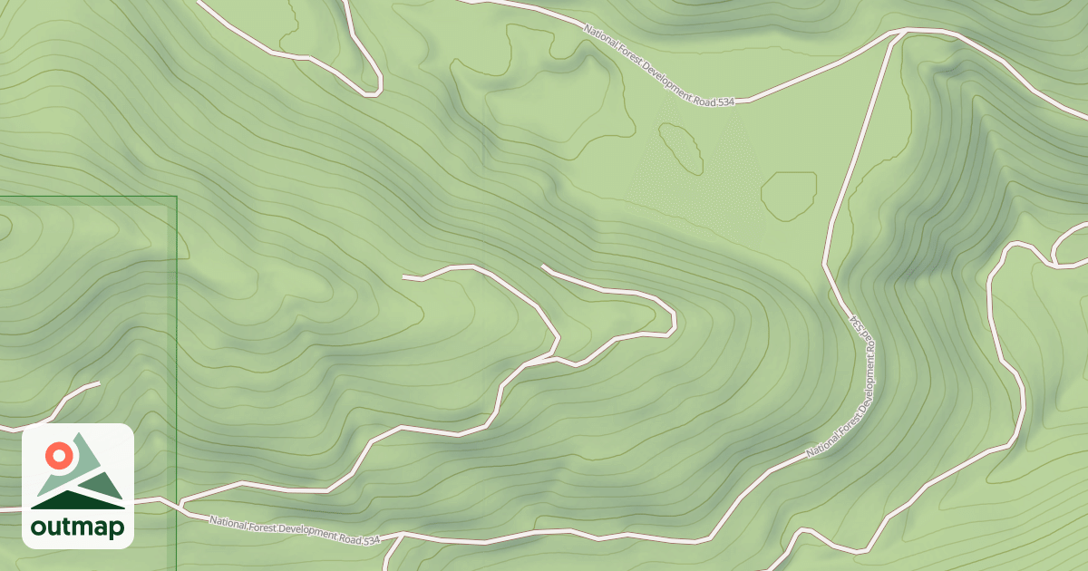 Map of DOE CREEK A