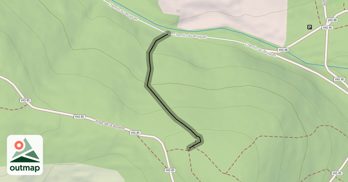 Map of Sentier des Restanques