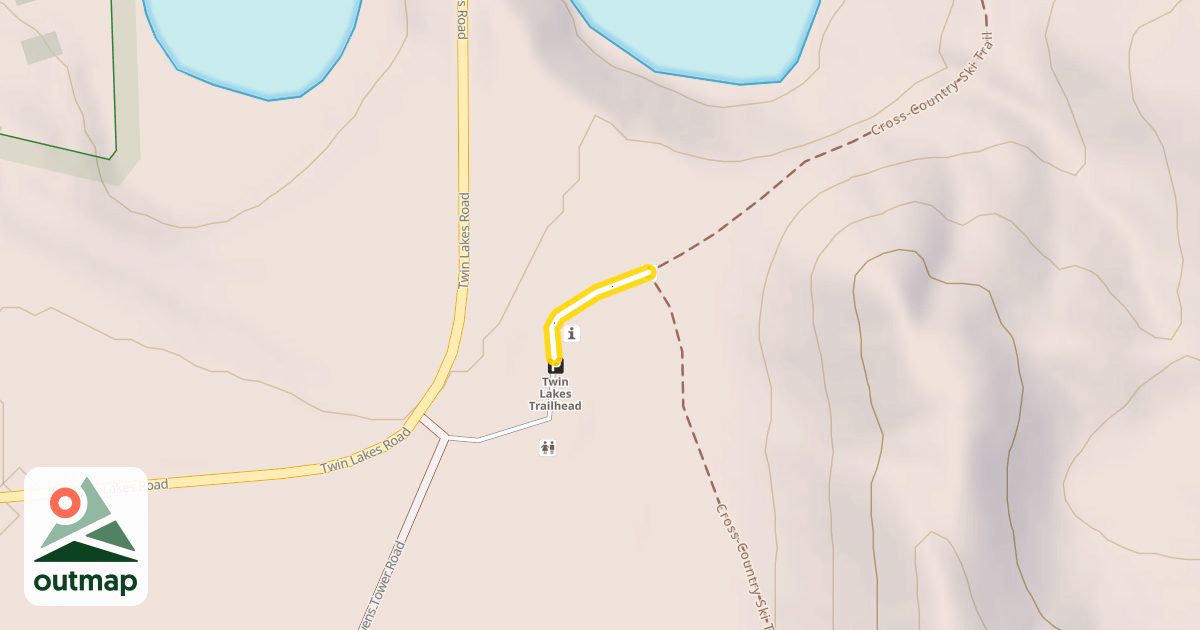 Map of Cross-Country Ski Trail
