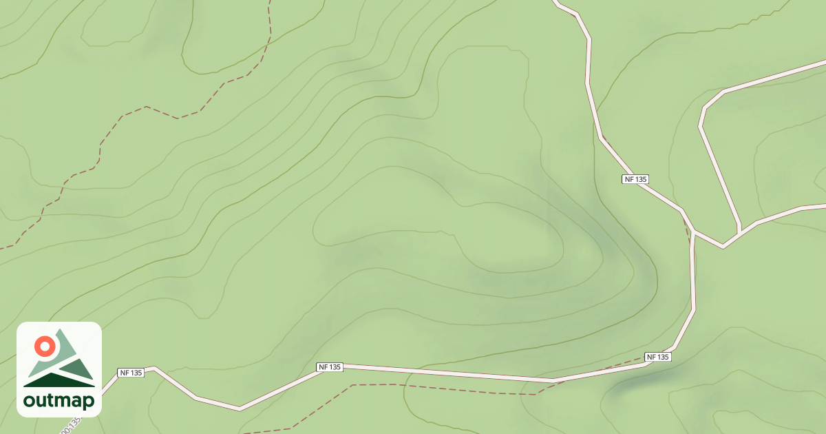 Map of USFS Motor Vehicle Use Map Roads {2837A2D6-D13C-4841-89E1-AED0957187E4}