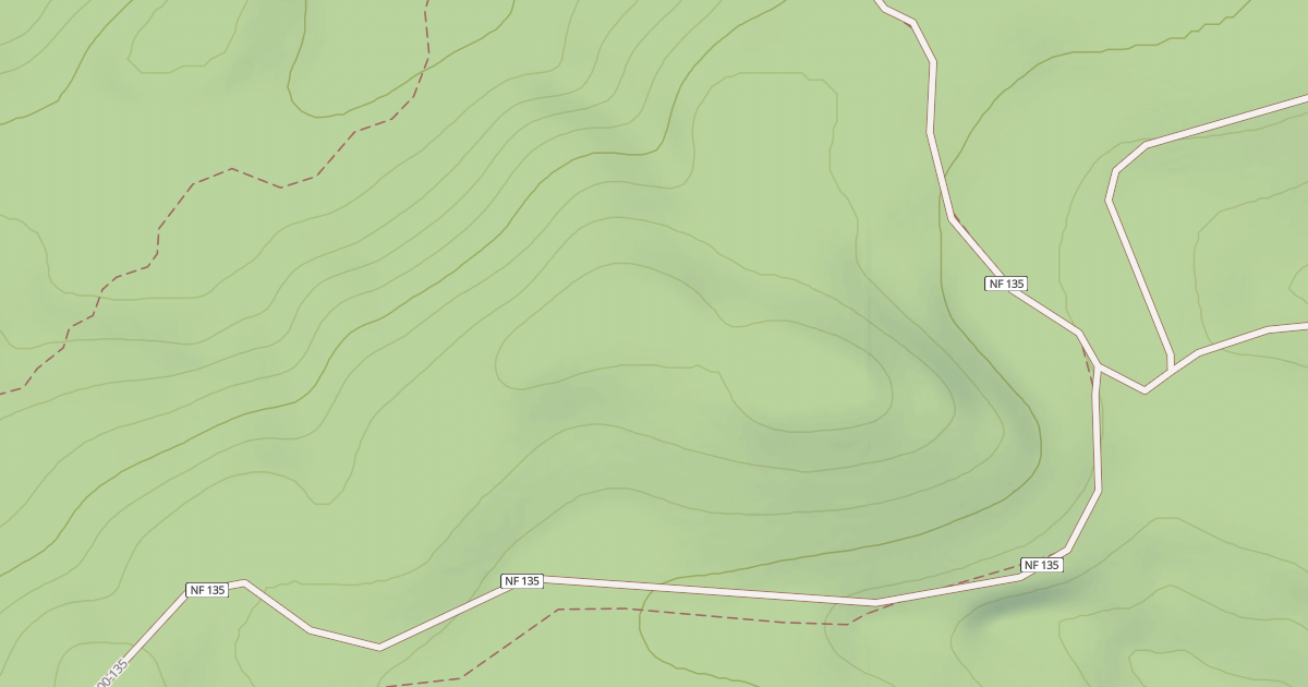 Map preview of USFS Motor Vehicle Use Map Roads {2837A2D6-D13C-4841-89E1-AED0957187E4}