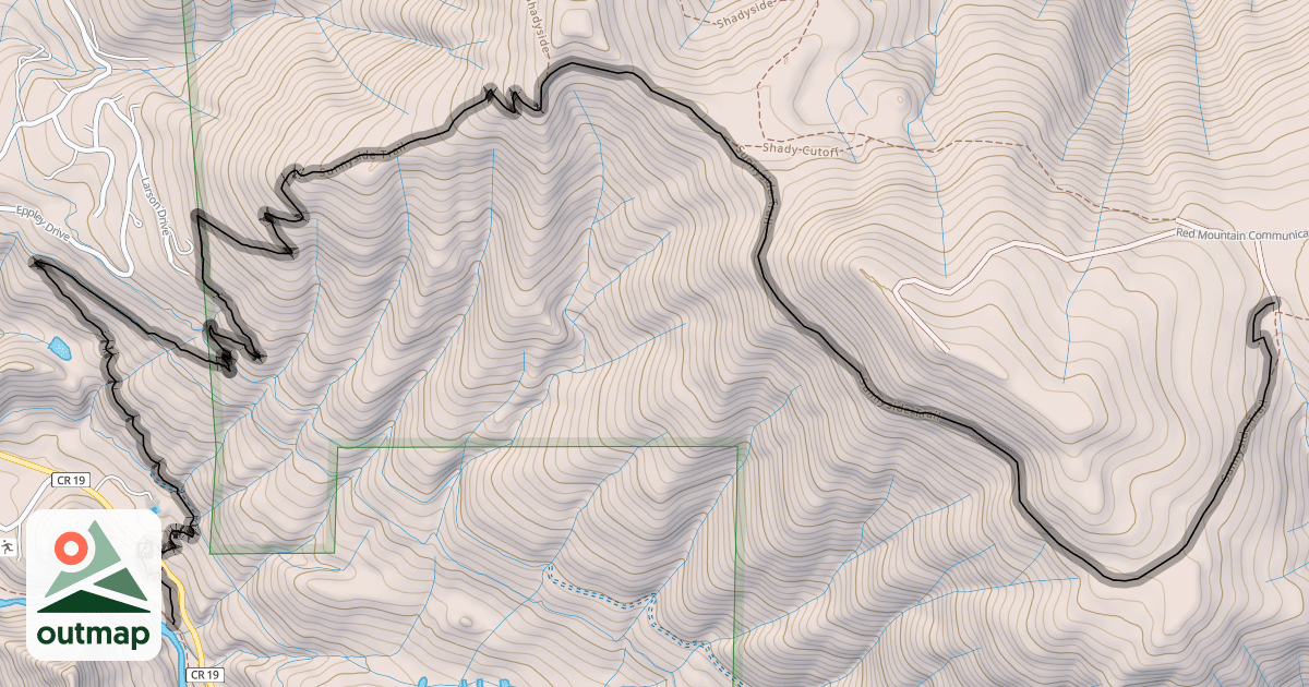 Map of Sunnyside Trail