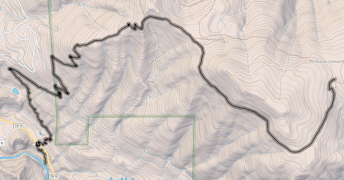 Map preview of Sunnyside Trail