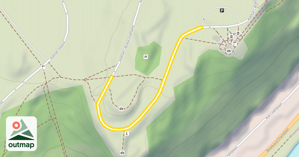 Map of Avenue Cap-aux-Diamants