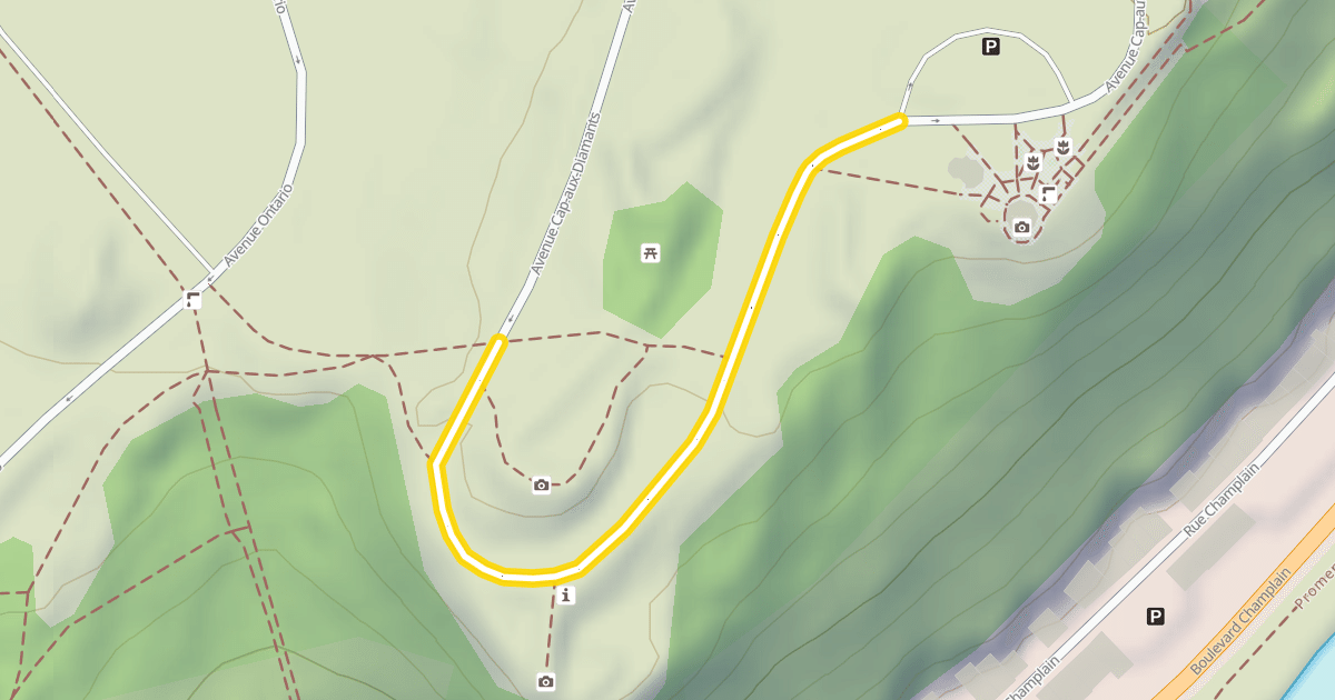 Map preview of Avenue Cap-aux-Diamants