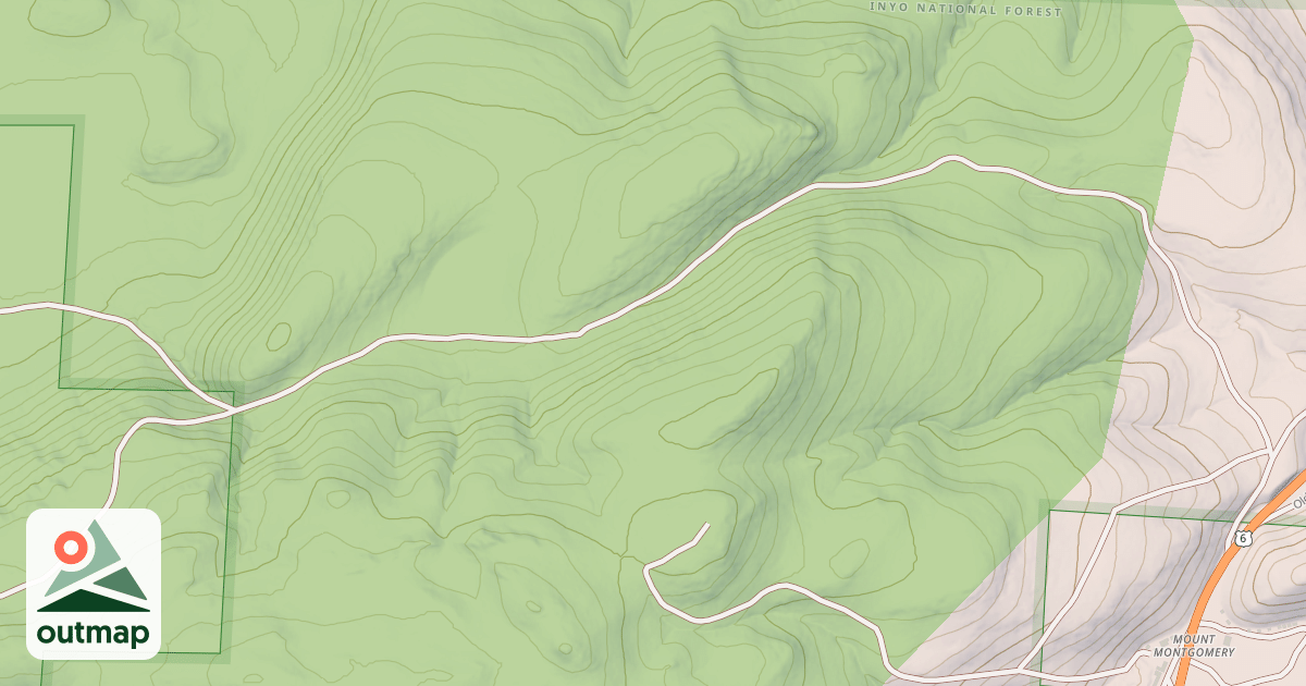 Map of USFS National Forest System Roads {771164C6-AB27-494B-B53C-05B15EE3E8BF}