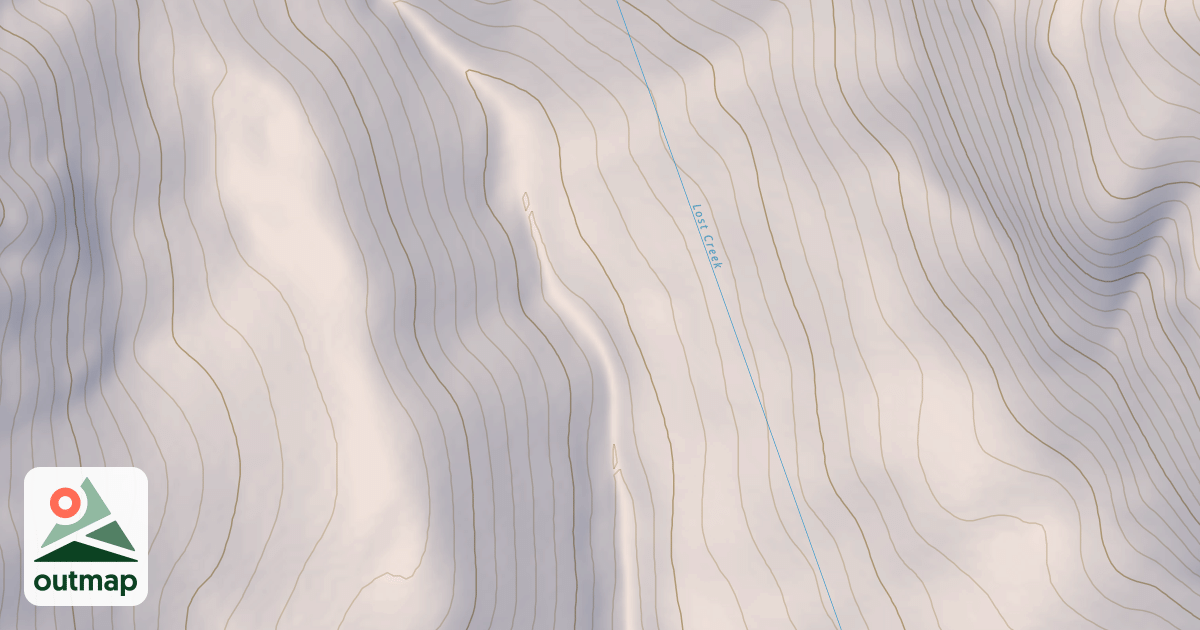 Map of Lost Creek Trail