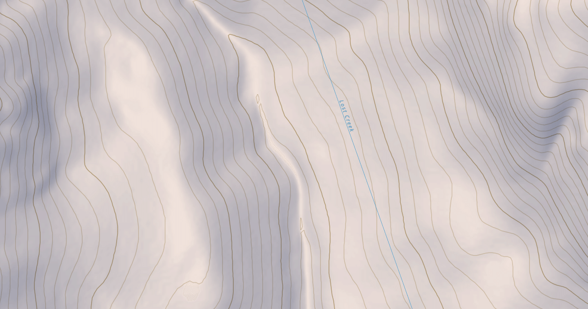 Map preview of Lost Creek Trail