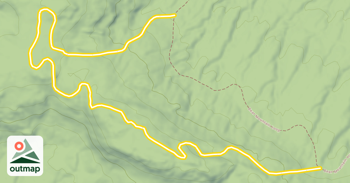 Map of Ridgeline Loop