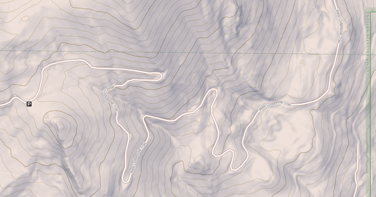 Map preview of West Lodgepole