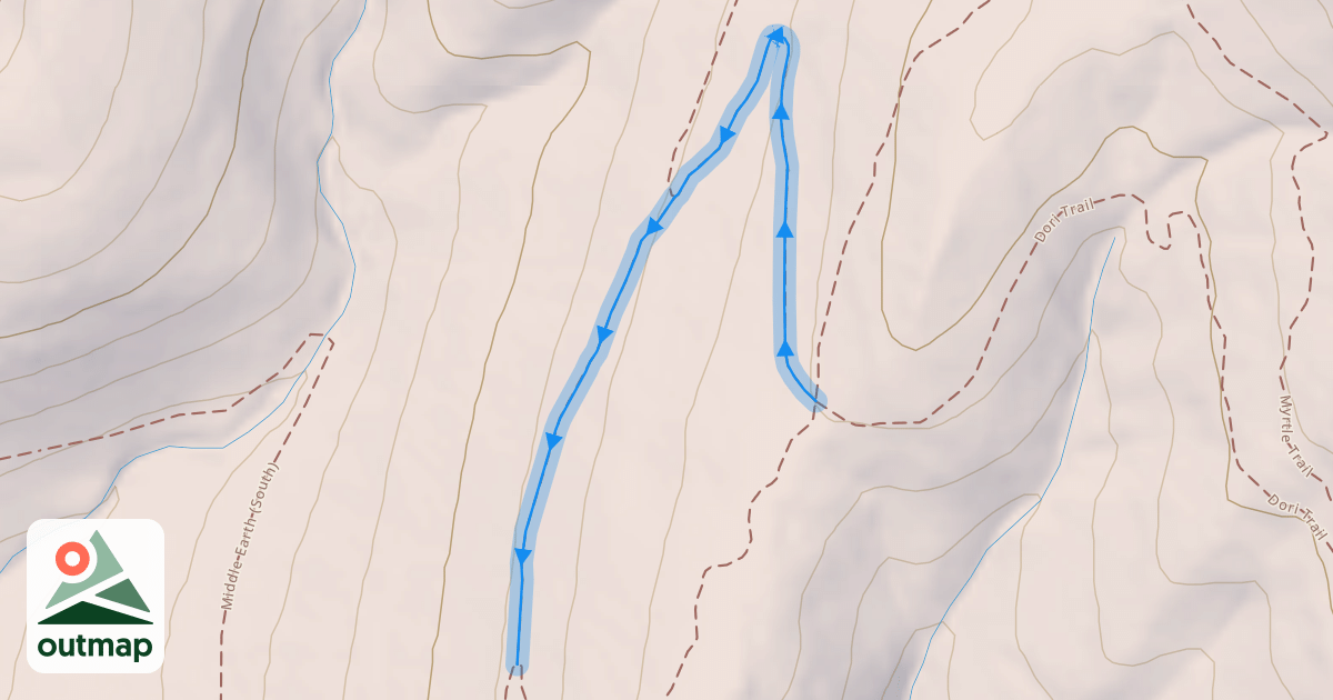 Map of Hobbiton Bypass Trail