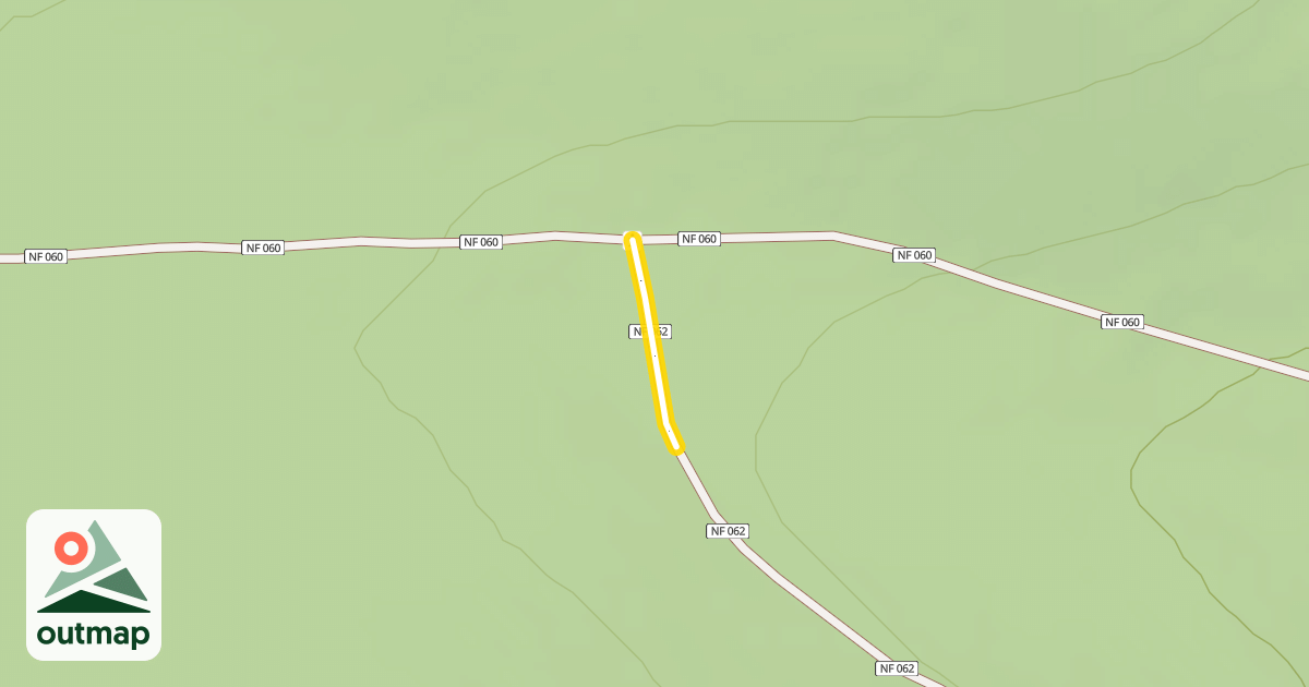 Map of Forest Road 4615-062