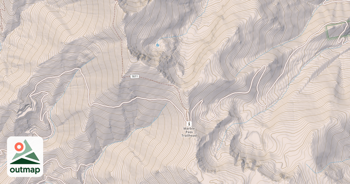 Map of MARBLE PASS ROAD