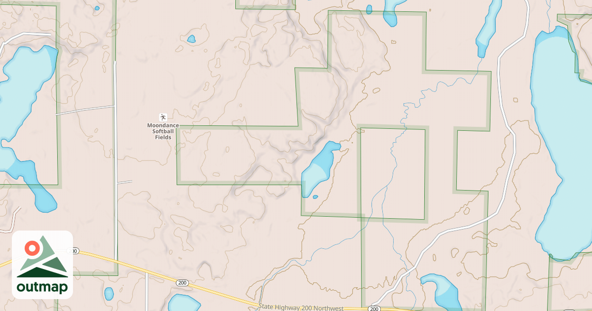 Map of MN 200 SPUR 3785