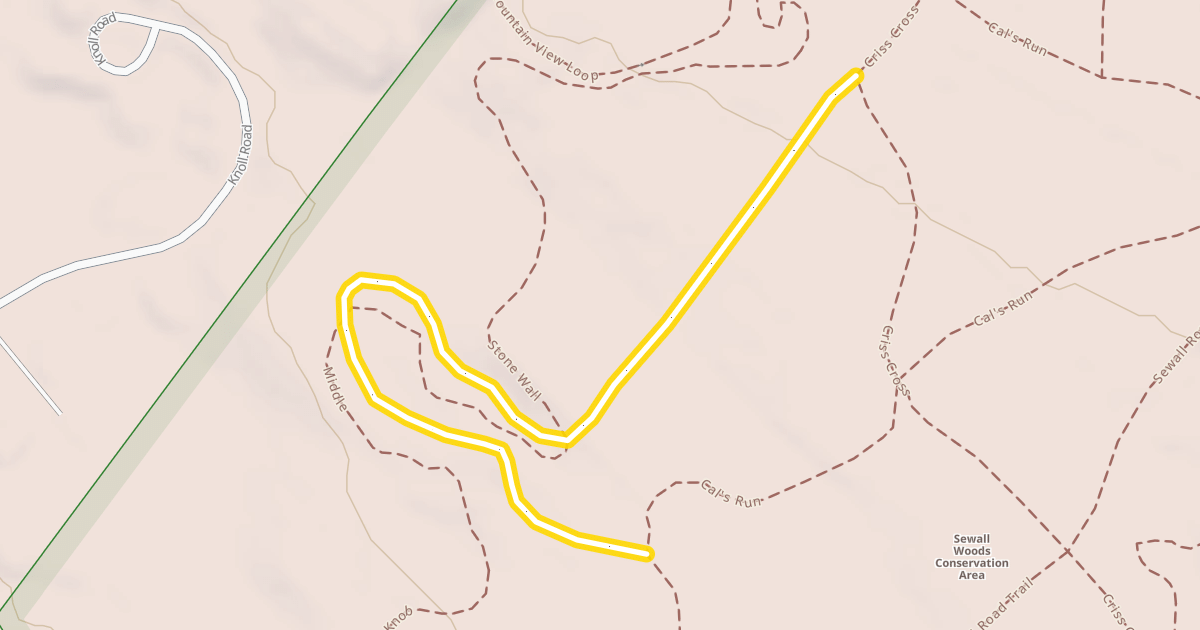 Map preview of Cal's Run
