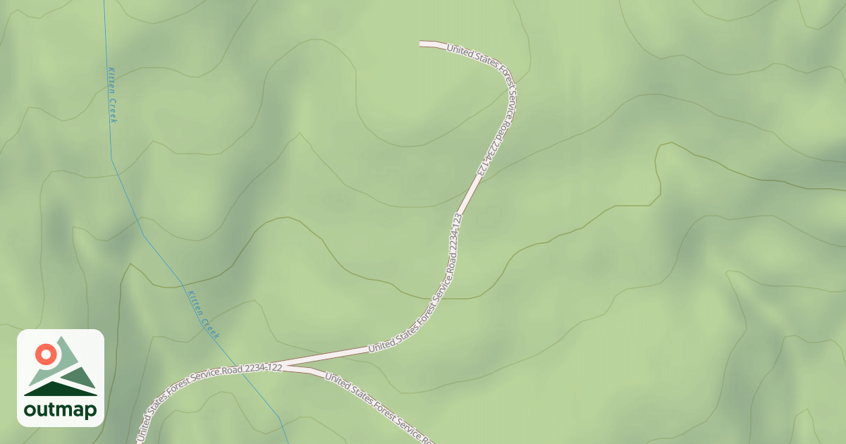 Map of USFS Motor Vehicle Use Map Roads {97841F26-D9FA-41BB-8640-87C9FC2142C6}