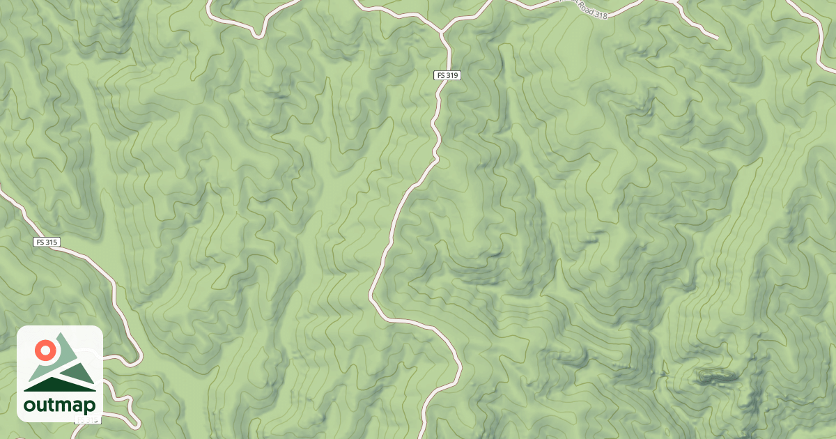 Map of POWERLINE SOUTH