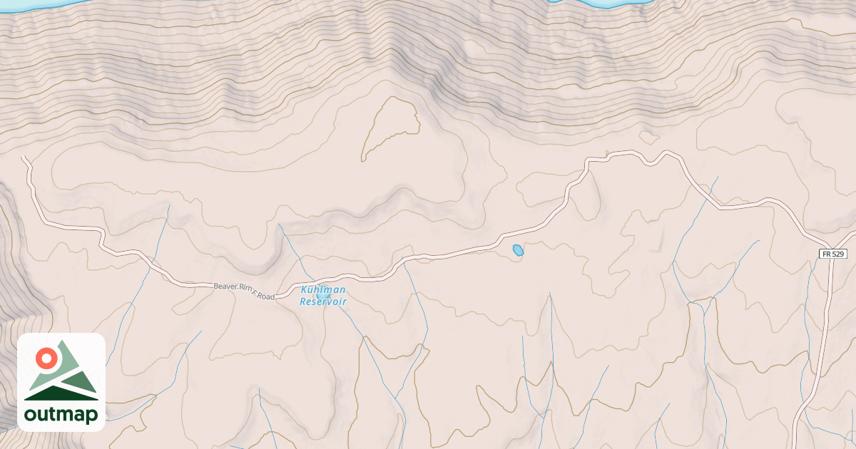 Map of BEAVER RIM F