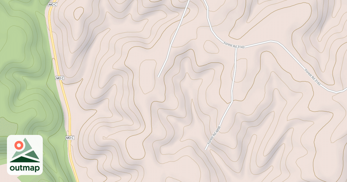 Map of FEW'S HILL SPUR C