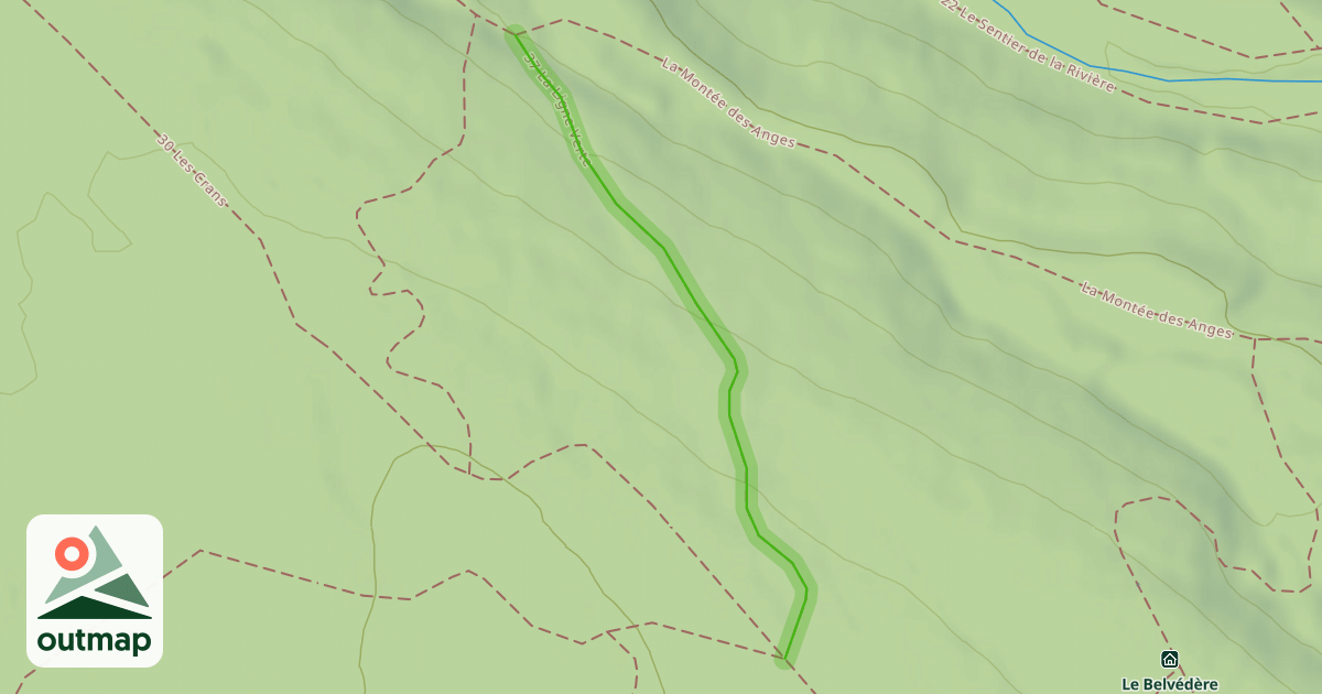 Map of 37 La Ligne Verte