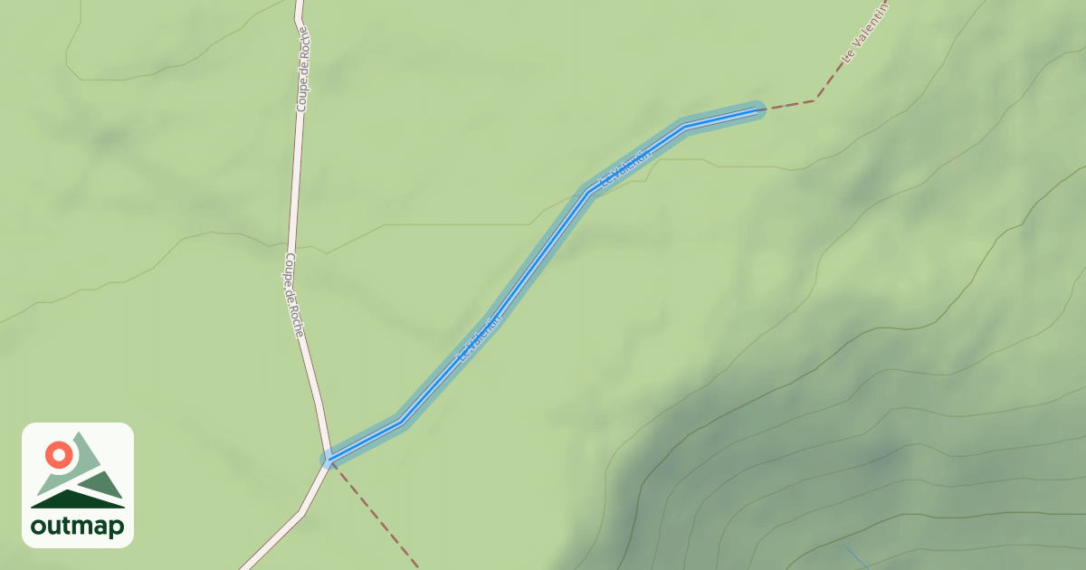 Map of Le Valentin