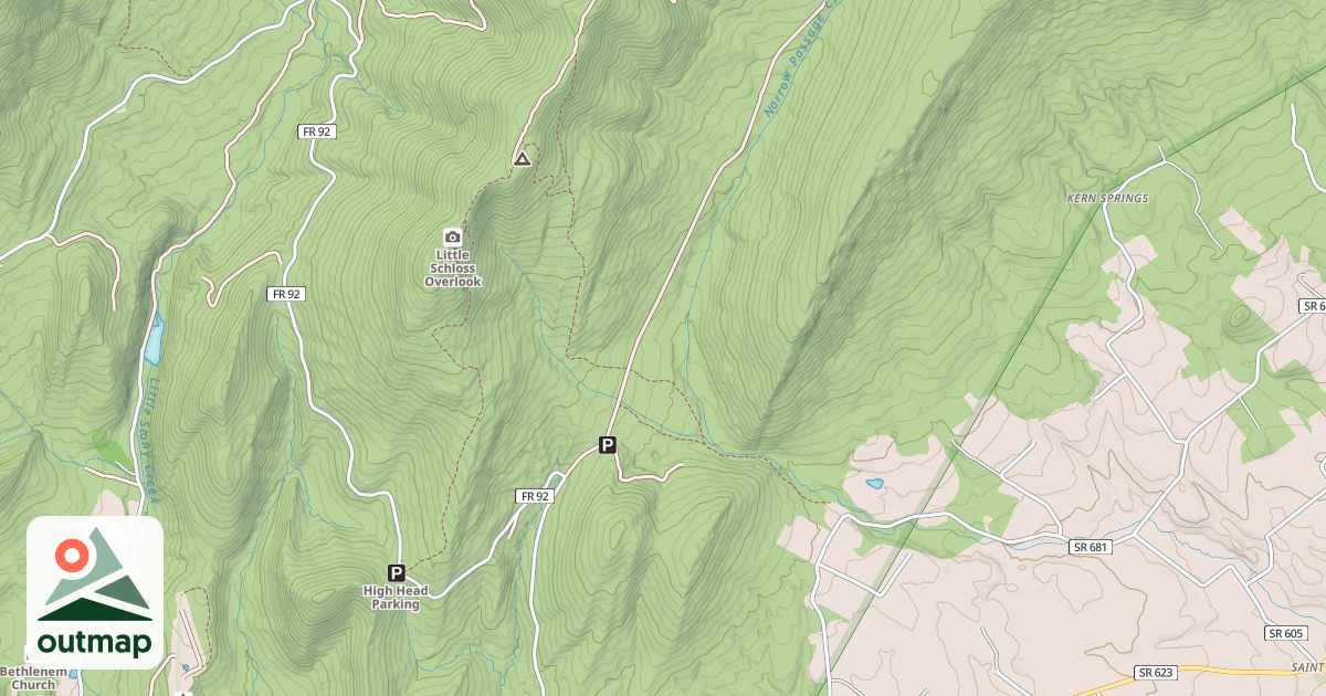 Map of NARROW PASSAGE