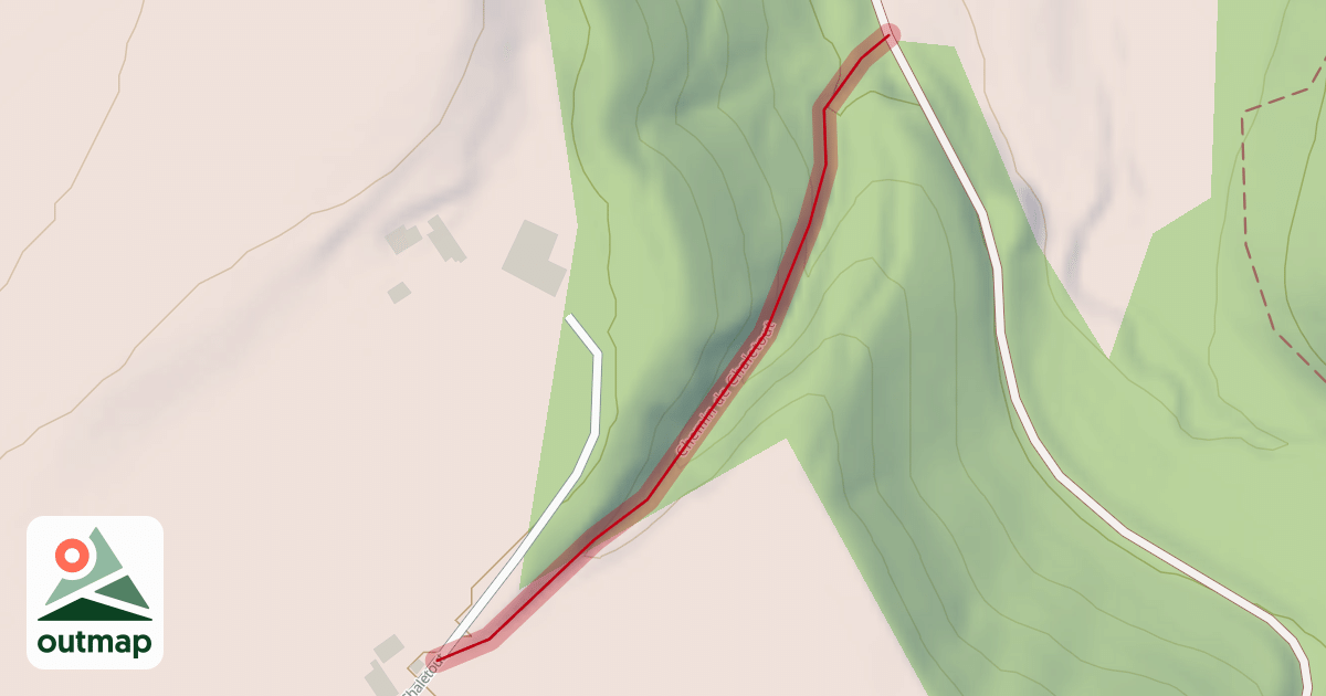 Map of Chemin de Chaletout