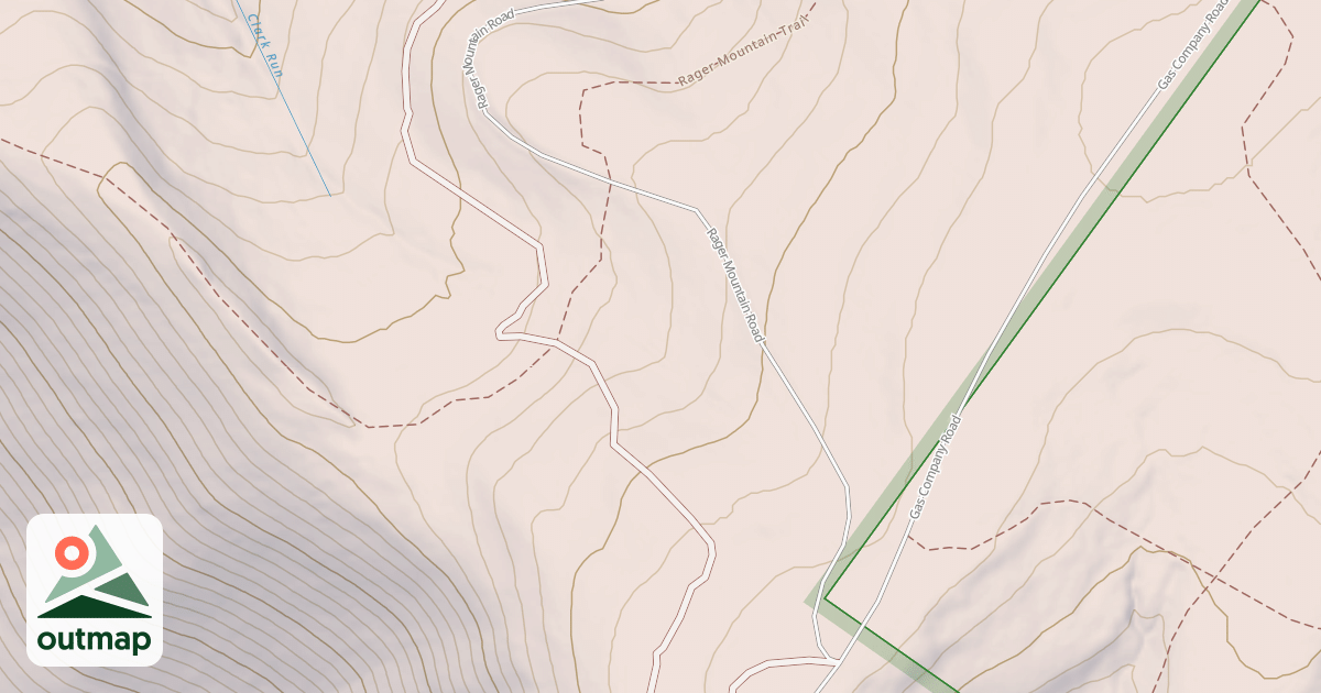 Map of Rager Mountain Division Snowmobile Trails